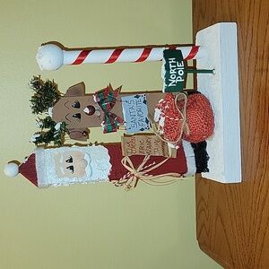 3D Santa & Reindeer Decoration